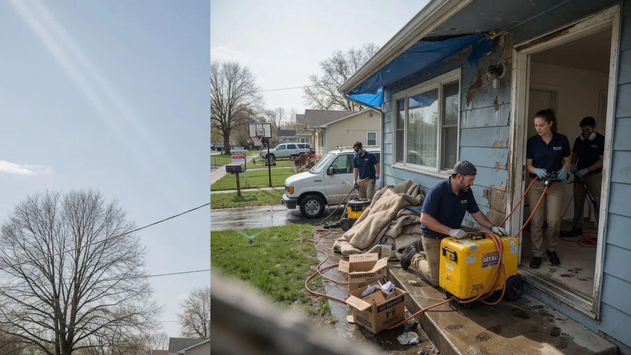 Basement Flood Cleanup in Julian, WV near me